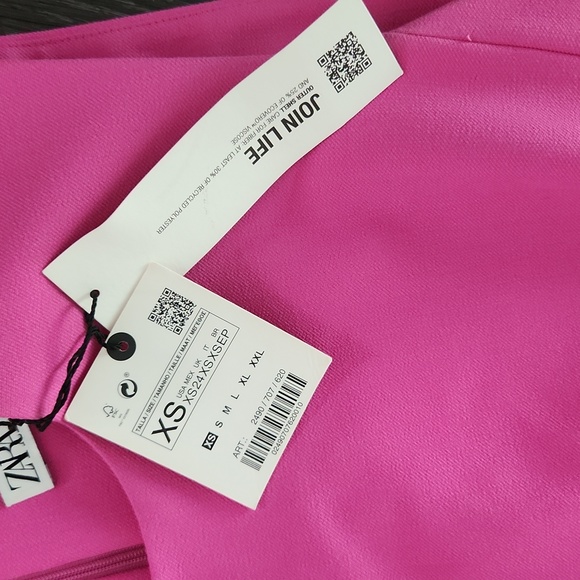 Zara Pink Mini Dress XS - Picture 5 of 6